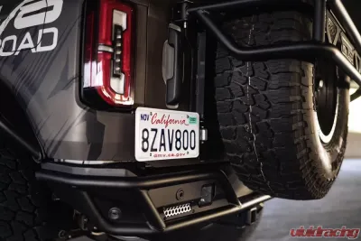 DV8 Off-Road Rear License Plate Relocation Bracket for 2021-2023 Ford Bronco LPBR-03 - LPBR-03