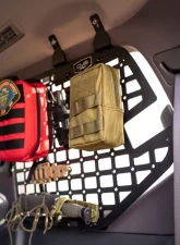 DV8 Off-Road Rear Window Molle Storage Panels Black Lexus GX470 2003-2009                                     - MPGX-01 - Image 7