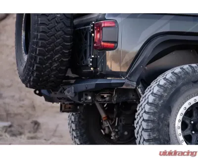 DV8 Offroad Spec Series Rear Bumper Wrangler JL 2018-2023 - RBJL-09