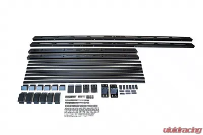 DV8 Off-Road Full-Length Roof Rack Steel Black Jeep Wrangler JKU 2007-2018 - RRJK-03