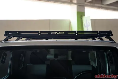 DV8 Off-Road Full-Length Roof Rack Steel Black Jeep Wrangler JKU 2007-2018 - RRJK-03
