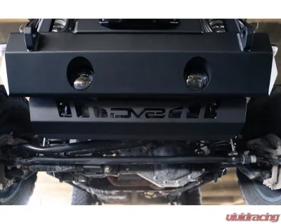 DV8 Off-Road Front Bumper Sway-Bar Disconnect Motor Skid Plate for Jeep Wrangler JL & Gladiator JT 2018 - SPJL-02