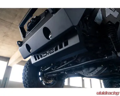 DV8 Off-Road Front Bumper Sway-Bar Disconnect Motor Skid Plate for Jeep Wrangler JL & Gladiator JT 2018 - SPJL-02
