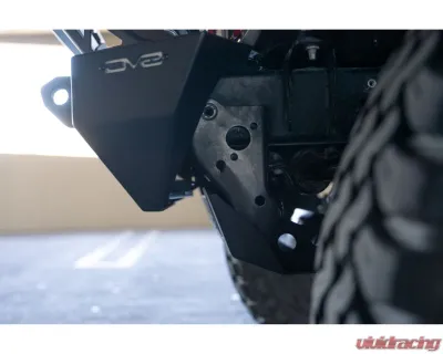 DV8 Off-Road Front Bumper Sway-Bar Disconnect Motor Skid Plate for Jeep Wrangler JL & Gladiator JT 2018 - SPJL-02