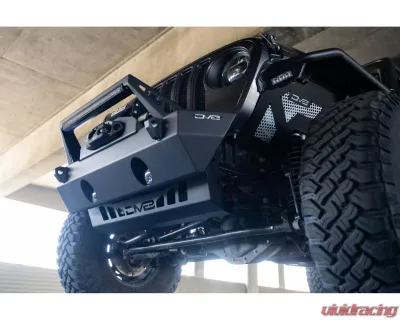 DV8 Off-Road Front Bumper Sway-Bar Disconnect Motor Skid Plate for Jeep Wrangler JL & Gladiator JT 2018 - SPJL-02