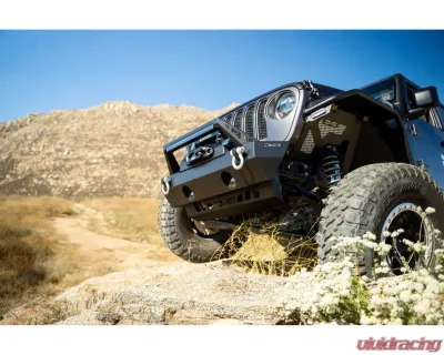 DV8 Off-Road Front Bumper Sway-Bar Disconnect Motor Skid Plate for Jeep Wrangler JL & Gladiator JT 2018 - SPJL-02