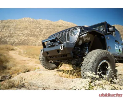 DV8 Off-Road Front Bumper Sway-Bar Disconnect Motor Skid Plate for Jeep Wrangler JL & Gladiator JT 2018 - SPJL-02
