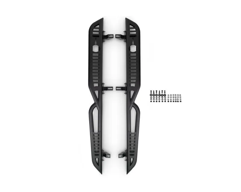 DV8 Offroad OE Plus Side Steps Jeep Wrangler JK 4-Door 2007-2018 - SRJK-08