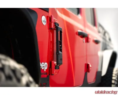 DV8 Offroad Hinge Mounted Steps Jeep Wrangler JK/JL | Gladiator JT 2007 - STJL-04
