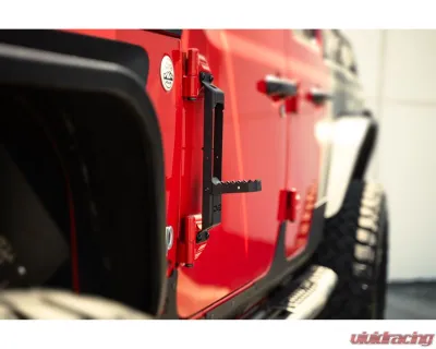 DV8 Offroad Hinge Mounted Steps Jeep Wrangler JK/JL | Gladiator JT 2007 - STJL-04