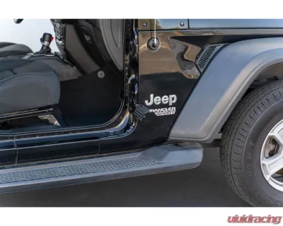 DV8 Offroad Foot Pegs Jeep Wrangler JK | JK | JL | JLU | Gladiator JT 2007-2025 - STJL-05