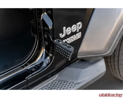 DV8 Offroad Foot Pegs Jeep Wrangler JK | JK | JL | JLU | Gladiator JT 2007-2025 - STJL-05