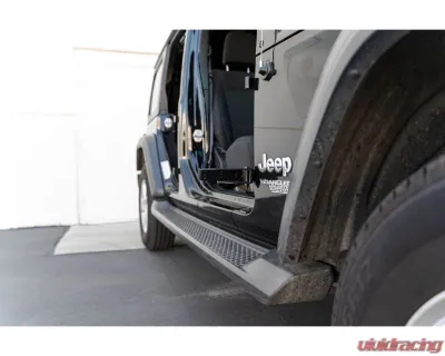 DV8 Offroad Foot Pegs Jeep Wrangler JK | JK | JL | JLU | Gladiator JT 2007-2025 - STJL-05