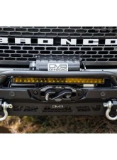 DV8 Offroad 20-Inch Elite Series Amber LED Light Bar Single Row                                     - BE20SW105W-A - Image 2