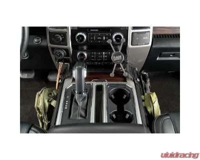 2015-2020 Ford F-150 , 2017-2021 Super Duty F-250/350 , Center Console Molle Panels , Device Mount - CCFF-01