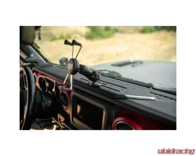 2018-2024 Jeep Wrangler JL, JLU , Gladiator JT V8 Offroad Device Dash Mount V2 - DMJL-02