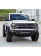 DV8 Off-Road FBBR-06 Front Bumper V2 for 2021-2025 Ford Bronco, Steel, Black                                     - FBBR-06 - Image 10