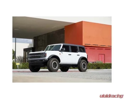 DV8 Off-Road FBBR-06 Front Bumper V2 for 2021-2025 Ford Bronco, Steel, Black - FBBR-06