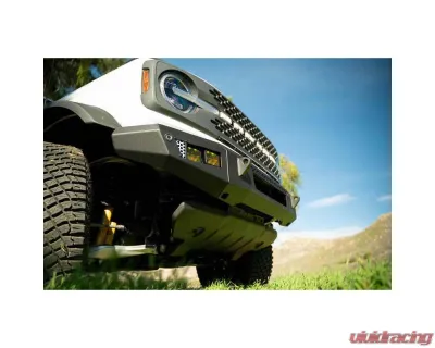 DV8 Off-Road FBBR-06 Front Bumper V2 for 2021-2025 Ford Bronco, Steel, Black - FBBR-06