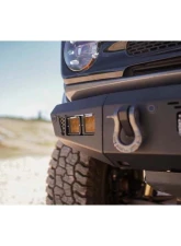 DV8 Off-Road FBBR-06 Front Bumper V2 for 2021-2025 Ford Bronco, Steel, Black                                     - FBBR-06 - Image 16
