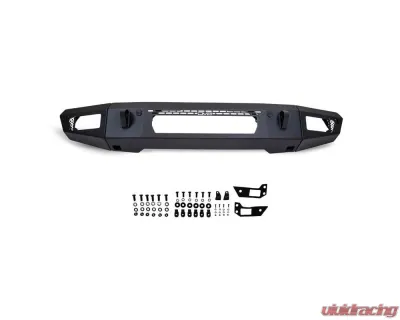 DV8 Off-Road FBBR-06 Front Bumper V2 for 2021-2025 Ford Bronco, Steel, Black - FBBR-06