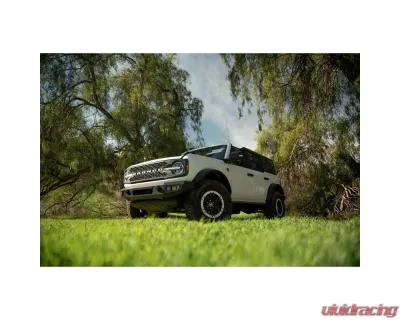 DV8 Off-Road FBBR-06 Front Bumper V2 for 2021-2025 Ford Bronco, Steel, Black - FBBR-06