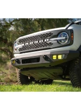 DV8 Off-Road FBBR-06 Front Bumper V2 for 2021-2025 Ford Bronco, Steel, Black                                     - FBBR-06 - Image 8