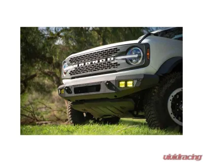 DV8 Off-Road FBBR-06 Front Bumper V2 for 2021-2025 Ford Bronco, Steel, Black - FBBR-06