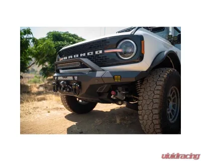 2021-2025 Ford Bronco DV8 Offroad Mto V2 Front Bumper - FBBR-07