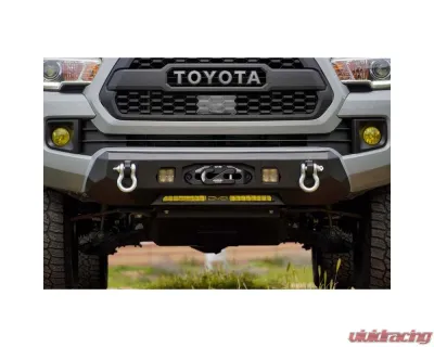 2016-2023 Toyota Tacoma DV8 Offroad Centric Winch Front Bumper - FBTT1-06