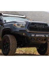 2016-2023 Toyota Tacoma DV8 Offroad Mto Series Winch Front Bumper                                     - FBTT1-07 - Image 2