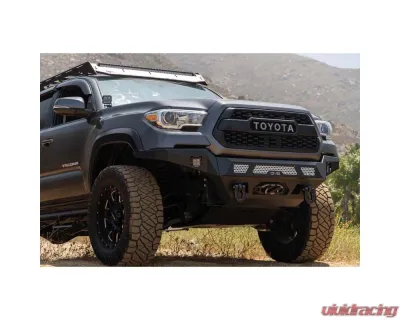 2016-2023 Toyota Tacoma DV8 Offroad Mto Series Winch Front Bumper - FBTT1-07