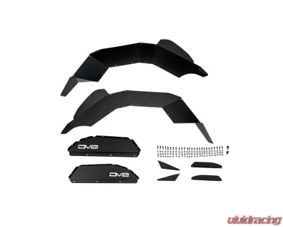 2020-2025 Jeep Gladiator JT DV8 Offroad Rear Inner Fenders - INFEND-07RB