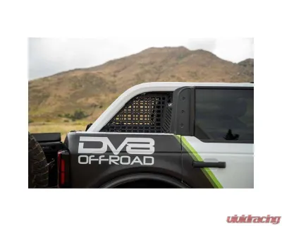 DV8 Off-Road Pocketed Rear Window Molle Panels for 2021-2024 Ford Bronco 4-Door HardTop - MPBR-08