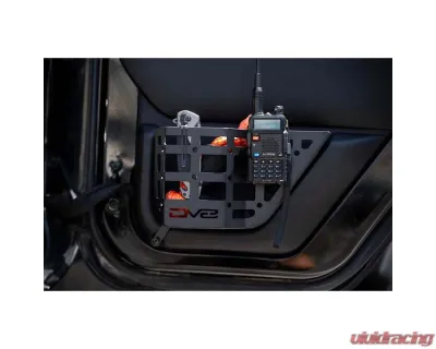 2011-2018 Jeep Wrangler 4-Door DV8 Offroad Rear Door Pocket Molle Panels - MPJK-06