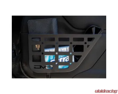 2011-2018 Jeep Wrangler JK 2-Door DV8 Offroad Slim Front Door ONLY Molle Pockets - MPJK-07