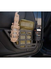 2011-2018 Jeep Wrangler JK 2-Door DV8 Offroad Slim Front Door ONLY Molle Pockets                                     - MPJK-07 - Image 2