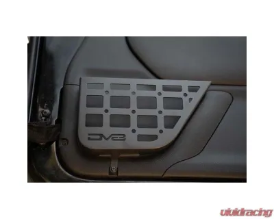 2011-2018 Jeep Wrangler JK 2-Door DV8 Offroad Slim Front Door ONLY Molle Pockets - MPJK-07