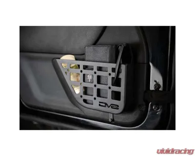 2011-2018 Jeep Wrangler JK 2-Door DV8 Offroad Slim Front Door ONLY Molle Pockets - MPJK-07