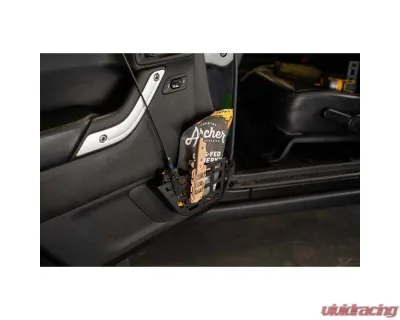 2011-2018 Jeep Wrangler JK 2-Door DV8 Offroad Slim Front Door ONLY Molle Pockets - MPJK-07