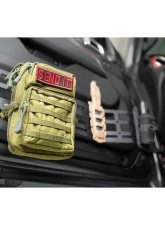 DV8 Off-Road Front Door Pocket Molle Panels for 2018-2025 Jeep Gladiator JT Wrangler JL JLU                                     - MPJL-05 - Image 3
