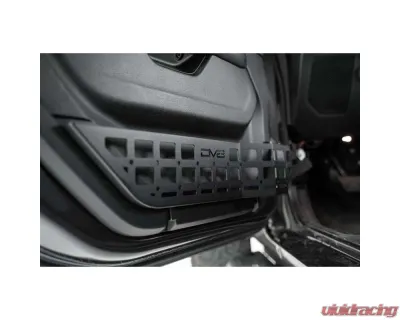 DV8 Off-Road Front Door Pocket Molle Panels for 2018-2025 Jeep Gladiator JT Wrangler JL JLU - MPJL-05