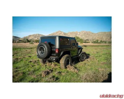 DV8 Off-Road FS-7 Series Rear Bumper for 2007-2018 Jeep Wrangler JK JKU, Steel - RBJK-12