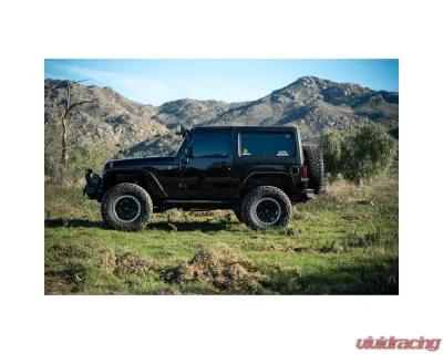 DV8 Off-Road FS-7 Series Rear Bumper for 2007-2018 Jeep Wrangler JK JKU, Steel - RBJK-12