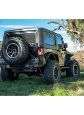 2007-2018 Jeep Wrangler JK JKU DV8 Offroad Mto Series Rear Bumper                                     - RBJK-13 - Image 3