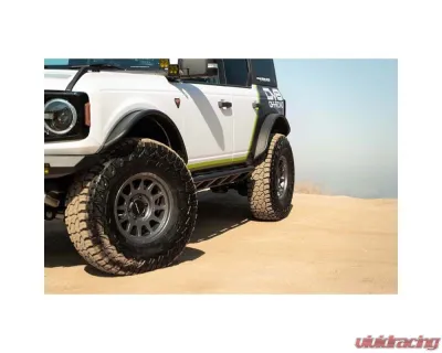 2021-2024 Ford Bronco DV8 Offroad Fs-15 4-Door Rock Sliders V2 - SRBR-07
