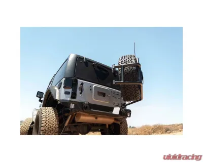 2007-2018 Jeep Wrangler DV8 Offroad Body Mounted Tire Carrier - TCJK-14