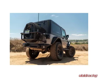 2007-2018 Jeep Wrangler DV8 Offroad Body Mounted Tire Carrier - TCJK-14
