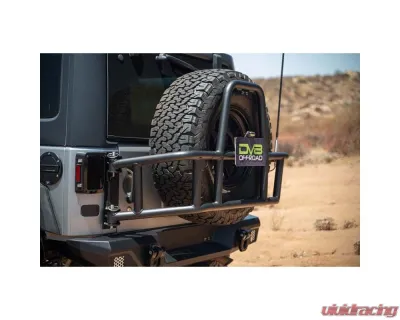 2007-2018 Jeep Wrangler DV8 Offroad Body Mounted Tire Carrier - TCJK-14