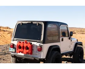 DV8 Offroad Hardtop Rear Window Replacement Kit w/ Hinges and Struts Jeep Wrangler TJ 1997-2006